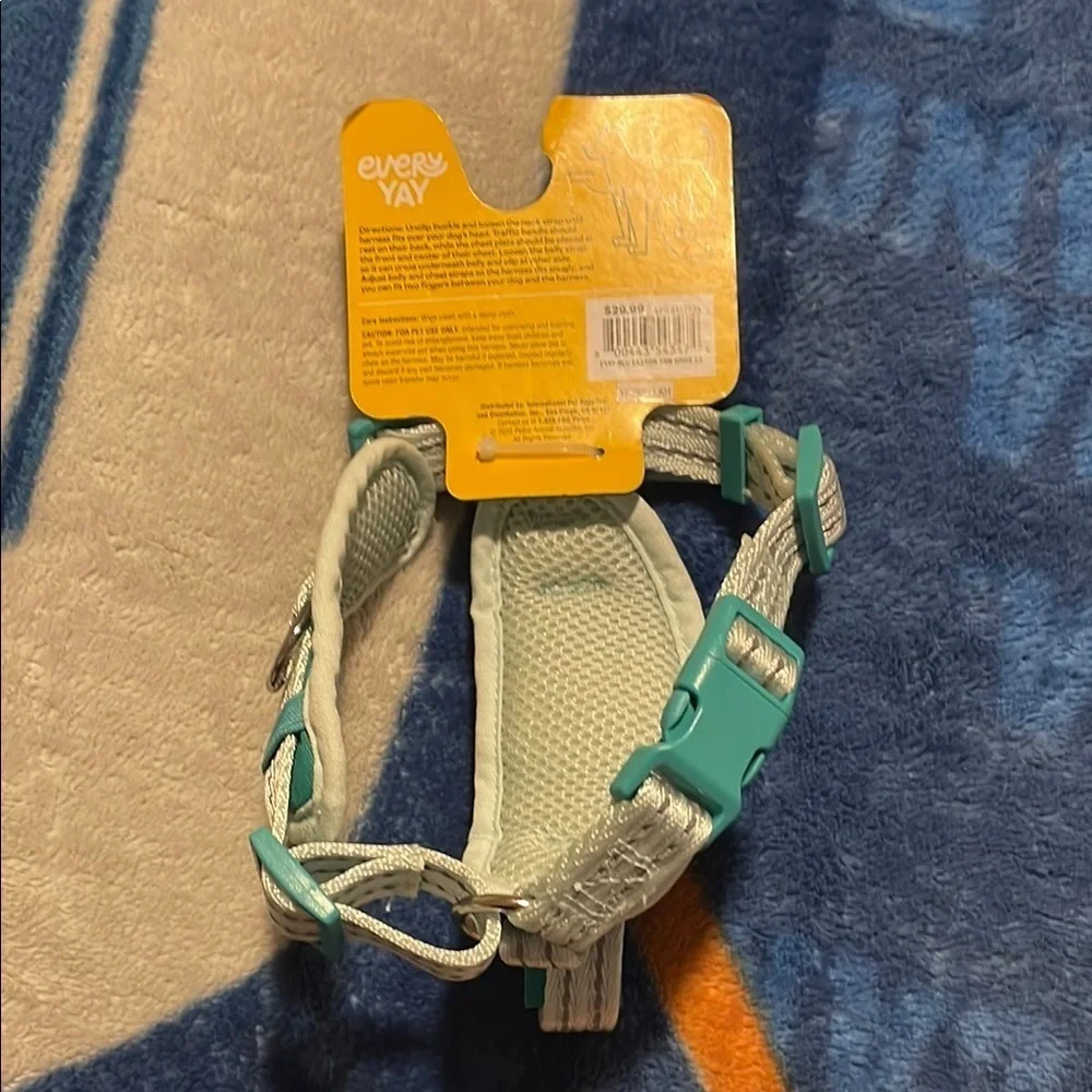 EveryYay Turquoise Dog Harness